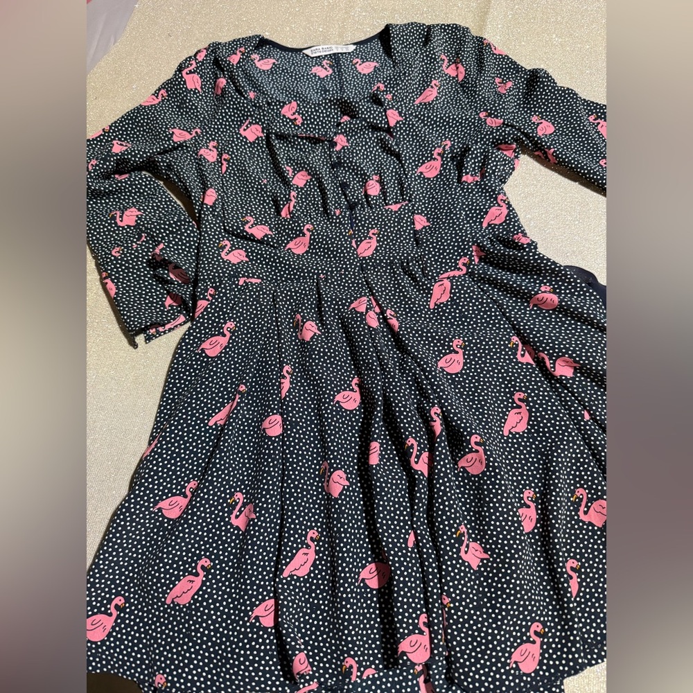 *Zara Flamingo Skort Jumper *RARE*
